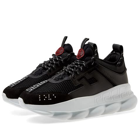 versace chain reaction black|versace black chain reaction sneakers.